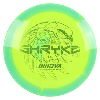 Innova Disc Golf Halo Star Shryke Distance Driver 13/6/-2/2 Teal Yellow/Olive 173 grams