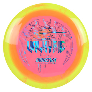 Innova Disc Golf Halo Star Valkyrie Fairway Driver 9/4/-2/2 Yellow Pink/Blue Waves 159 grams