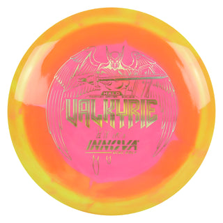Innova Disc Golf Halo Star Valkyrie Fairway Driver 9/4/-2/2 Yellow Pink/Gold Holo 157 grams