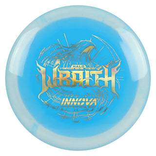 Innova Disc Golf Halo Star Wraith Distance Driver 11/5/-1/3 White Blue/Gold 147 grams