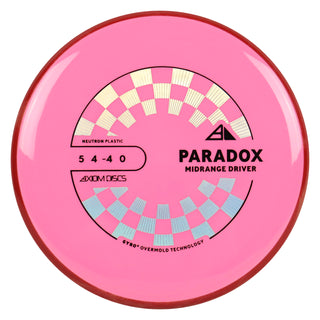 Axiom Discs Project Lab Coat Neutron Paradox Midrange Disc 5/4/-4/0 Pink/Red 178 grams