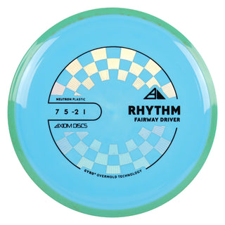 Axiom Discs Project Lab Coat Neutron Rhythm Fairway Driver 7/5/-2/1 Blue/Teal Orange 172 grams