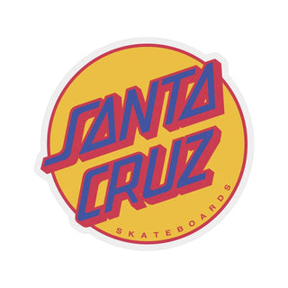 Santa Cruz Sticker Other Dot Yellow Size 5.75"