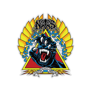 Santa Cruz Skateboards Sticker Natas Screaming Panther 5.25"