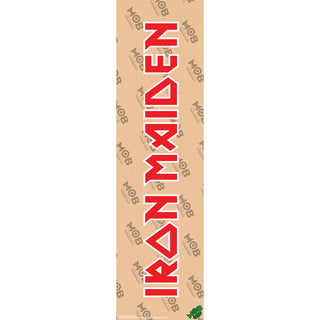 Mob Skateboard Griptape Iron Maiden Logo Clear 9" x 33" Sheet