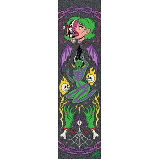 Mob Skateboard Grip Tape Tragic Girls Sorcery 9" x 33" Sheet
