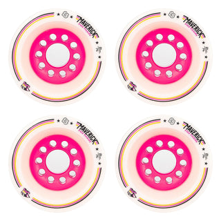 88 Wheel Co Longboard Wheels Thompson Maverick White/Pink 80mm 74A