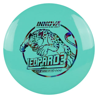 Innova Disc Golf Star Leopard3 Fairway Driver 7/5/-2/1 Teal/Jellybean 173 grams