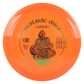 Westside Disc Golf VIP Adder Distance Driver 13/5/0/4 Orange/Green 173 grams