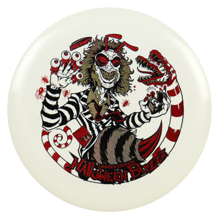 Discraft Disc Golf Halloween 2024 Buzzz Z Glo Triple Foil Midrange Disc 5/4/-1/1 Holo/Red Weave 179g