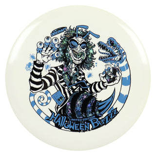 Discraft Disc Golf Halloween 2024 Buzzz Z Glo Triple Foil Midrange Disc 5/4/-1/1 Snowflake/Slate 177-180g