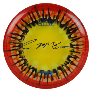 Discraft Disc Golf Paul McBeth Z Line Fly Dye Luna Putter 3/4/0/2 Black Splat/Blue 170g