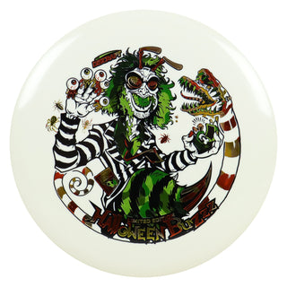 Discraft Disc Golf Halloween 2024 Buzzz Z Glo Triple Foil Midrange Disc 5/4/-1/1 Green Camo/Autumn Camo 175-176g