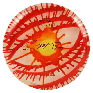 Discraft Disc Golf Paul McBeth Z Line Fly Dye Luna Putter 3/4/0/2 Red Lines/Orange 170g