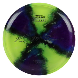 Discraft Disc Golf Paul McBeth Z Line Fly Dye Luna Putter 3/4/0/2 Navy Biohazard/Black Prisms 172g