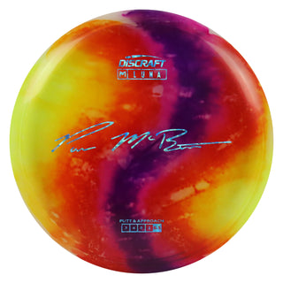 Discraft Disc Golf Paul McBeth Z Line Fly Dye Luna Putter 3/4/0/2 Gradient/Blue Shatter 174g