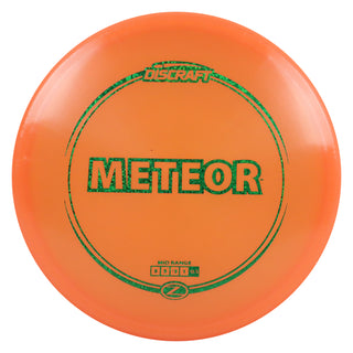Discraft Disc Golf Z Line Meteor Midrange Disc 5/5/-3/1 Orange/Green Matrix 177-180g