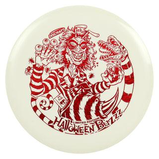 Discraft Disc Golf Halloween 2024 Buzzz Z Glo Single Foil Midrange Disc 5/4/-1/1 Red Lines 177g
