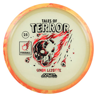 Axiom Disc Golf Particle Eclipse Fireball Simon Lizotte 2025 Halloween SE Distance Driver 9/3.5/0/3.5 Black Red Holo/Orange Yellow 173 grams