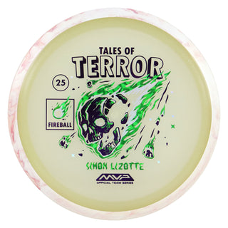 Axiom Disc Golf Particle Eclipse Fireball Simon Lizotte 2025 Halloween SE Distance Driver 9/3.5/0/3.5 Purple Green Shatter/White Red 172 grams