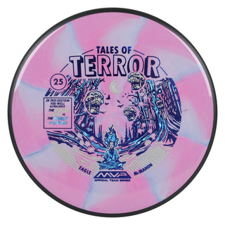 MVP Disc Golf Neutron Ohm Eagle McMahon 2025 Halloween SE Putter 2/5/0/1 Pink Blue 174 grams
