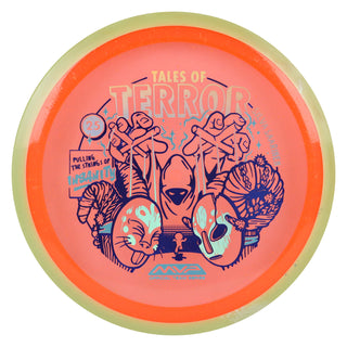 Axiom Disc Golf Particle Proton Insanity Silva Saarinen 2025 Halloween SE Distance Driver 9/5/-2/1.5 Orange/Yellow 174 grams