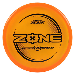 Discraft Disc Golf Z Line Zone Putt and Approach 4/3/0/3 Orange/Black 170-172g
