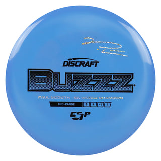 Discraft Disc Golf Paul McBeth Signature ESP Buzzz Midrange 5/4/-1/1 Blue/Black/Holo Shapes 177-180g