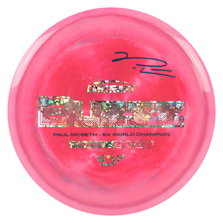 Discraft Disc Golf Paul McBeth Signature ESP Buzzz Midrange 5/4/-1/1 Red/Buzzz Holo/Turquoise 172g