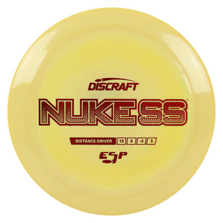 Discraft Disc Golf ESP Nuke SS Distance Driver 13/5/-3/3 Mango/Red Weave 170-172g