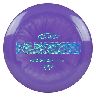 Discraft Disc Golf ESP Nuke SS Distance Driver 13/5/-3/3 Purple/Blue Shatter 173-174g