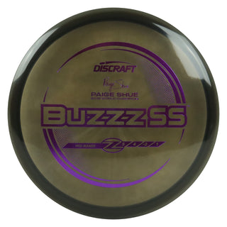 Discraft Disc Golf Paige Shue Signature Z Line Buzzz SS Midrange 5/4/-2/1 Charcoal/Purple 177-180g