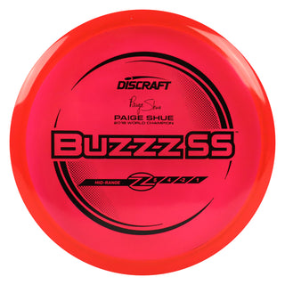 Discraft Disc Golf Paige Shue Signature Z Line Buzzz SS Midrange 5/4/-2/1 Red/Black 170-172g