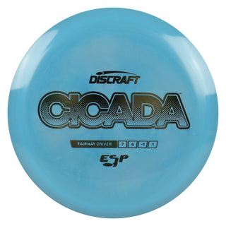 Discraft Disc Golf ESP Cicada Fairway Driver 7/6/-1/1 Light Blue/Silver 170-172g