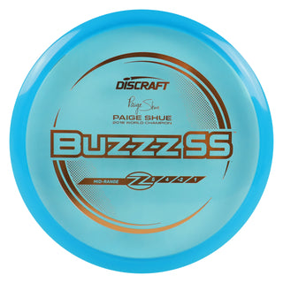 Discraft Disc Golf Paige Shue Signature Z Line Buzzz SS Midrange 5/4/-2/1 Blue/Orange 177-180g