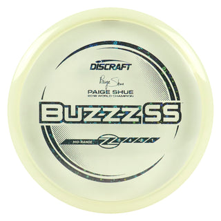 Discraft Disc Golf Paige Shue Signature Z Line Buzzz SS Midrange 5/4/-2/1 White/Black Stars 177-180g