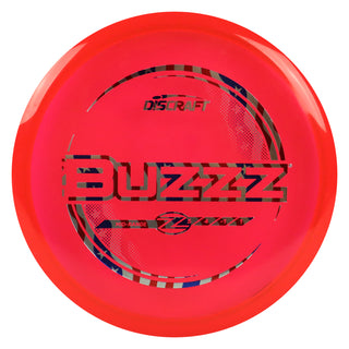 Discraft Disc Golf Z Line Buzzz Midrange Disc 5/4/-1/1 Red/USA 177-180g