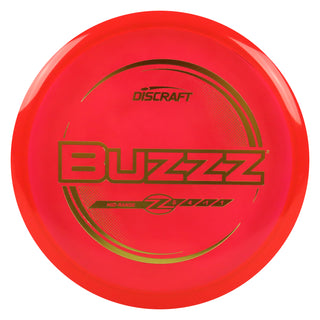 Discraft Disc Golf Z Line Buzzz Midrange Disc 5/4/-1/1 Red/Gold 173-174g