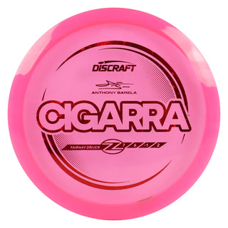 Discraft Disc Golf Anthony Barela Signature Series Z Line Cigarra Fairway Driver 7/6/-1/2 Pink/Red Shatter 170-172g