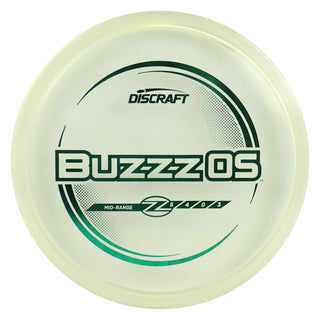 Discraft Disc Golf Z Line Buzzz OS Midrange 5/4/0/3 Clear/Green 177-180g