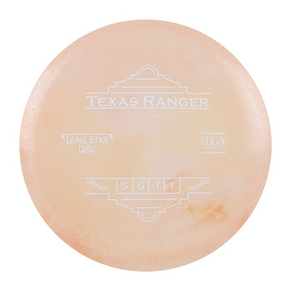 Lone Star Disc Golf Lima Ranger Midrange 5/5/-1/1 Peach/White 155 grams