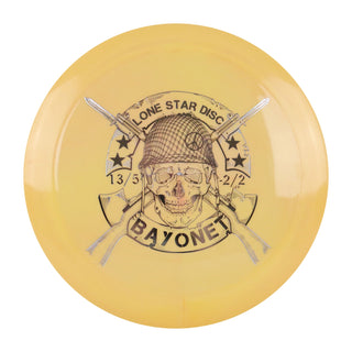 Lone Star Disc Golf Bravo Bayonet Distance Driver 13/5/-2/2 Mango/Silver 171 grams