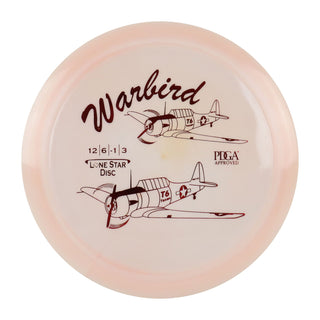Lone Star Disc Golf Bravo Warbird Distance Driver 12/6/-1/3 Peach/Red 173 grams