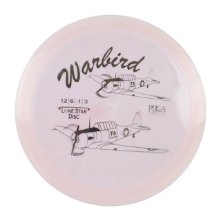 Lone Star Disc Golf Bravo Warbird Distance Driver 12/6/-1/3 Light Pink/Silver 174 grams