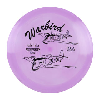 Lone Star Disc Golf Lima Warbird Distance Driver 12/6/-1/3 Purpl/Black 152 grams