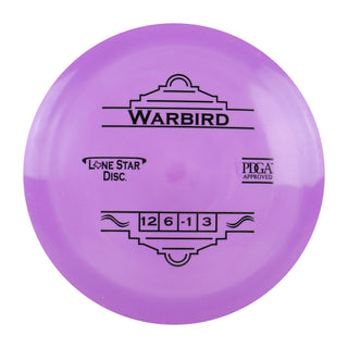 Lone Star Disc Golf Lima Warbird Distance Driver 12/6/-1/3 Purple/Black 152 grams