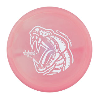 Lone Star Disc Golf Victor 2 Copperhead Putter 3/4/0/2 Light Red/White 172 grams