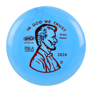 Lone Star Disc Golf Bravo Penny Putter 3/4/0/2 Blue/Red 174 grams