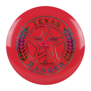 Lone Star Disc Golf Alpha Ranger Midrange 5/5/-1/1 Red/Silver/Rainbow 174 grams