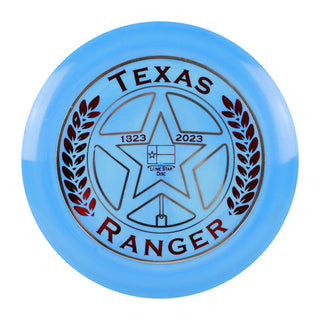 Lone Star Disc Golf Alpha Ranger Midrange 5/5/-1/1 Sky Blue/Silver/Red 174 grams